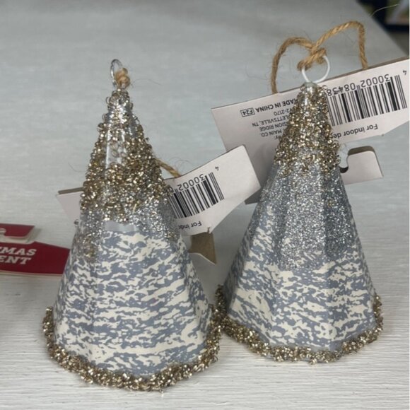 Holiday Style Christmas Ornaments 7 Pc Set New - Picture 8 of 10